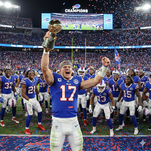 Gemini generated image of the Bills winning the Superbowl