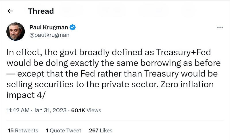 Krugman tweet one